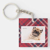 Mijn eerste thuis voor altijd geplakt huisdier fot sleutelhanger (Voorkant)