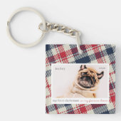 Mijn eerste thuis voor altijd geplakt huisdier fot sleutelhanger (Voorkant)