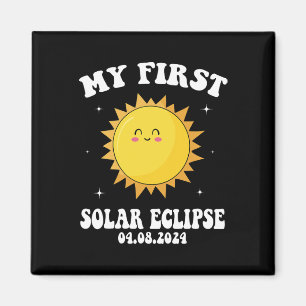 Mijn eerste totale zonsverduistering 8 april voor magneet