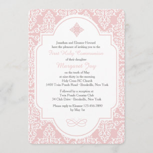 Mijn eerste uitnodiging voor roze communiqué