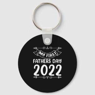 Mijn eerste Vaderdag 2022 Nieuwe Vader Vaderdag Sleutelhanger
