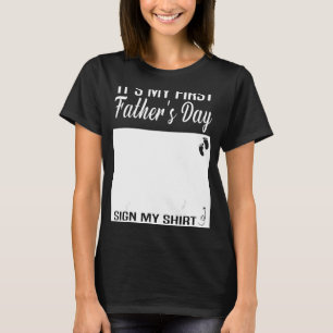 Mijn eerste Vaderdag 2022 tekent mijn eerste pap T-shirt