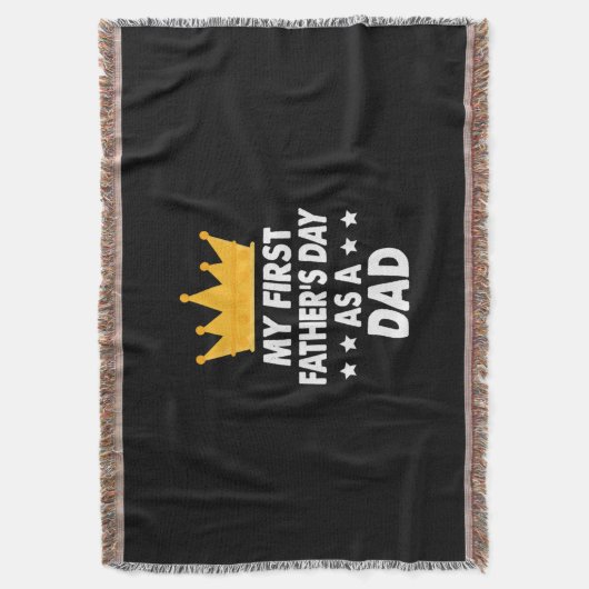 Mijn eerste Vaderdag als vader 2021 Deken (Voorkant Verticaal)