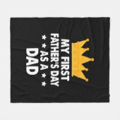 Mijn eerste Vaderdag als vader 2021 Fleece Deken (Voorkant (Horizontaal))