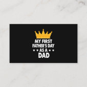 Mijn eerste Vaderdag als vader 2021 Visitekaartje (Voorkant)