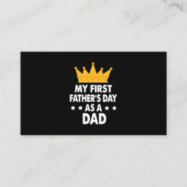 Mijn eerste Vaderdag als vader 2021 Visitekaartje