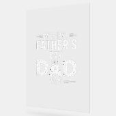 Mijn eerste Vaderdag als vader 2025 Acryl Bord (Hoek)