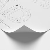 Mijn eerste Vaderdag als vader 2025 Cadeaupapier (Hoek)