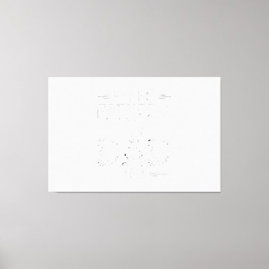 Mijn eerste Vaderdag als vader 2025 Canvas Afdruk (Voorkant)