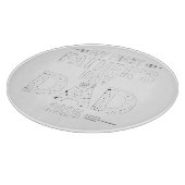 Mijn eerste Vaderdag als vader 2025 Snijplank (Hoek)