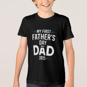 Mijn eerste Vaderdag als vader 2025 Tri-Blend Shirt