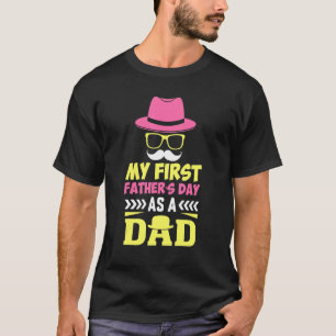 Mijn eerste Vaderdag als vader Eerste keer vader V T-shirt