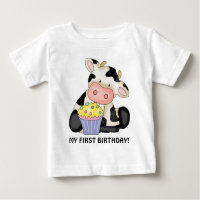 Mijn eerste vaderdag Cow T-shirt