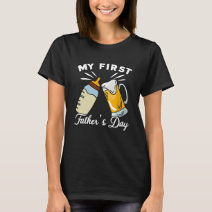 Mijn eerste Vaderdag grappige vader T-shirt