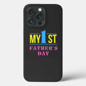 Mijn eerste Vaderdag, mijn eerste. Vaderdag Baby B Case-Mate iPhone Case (Achterkant)