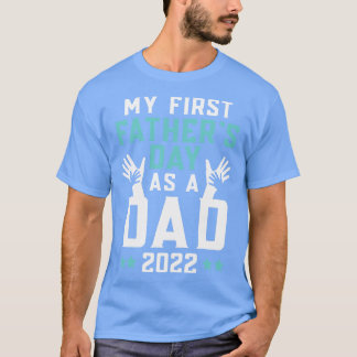 Mijn Eerste Vaderdag Papa 2022 Vader vrienden T-shirt