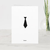 Mijn eerste Vaderdag Stropdas.. Foto... Kaart (Achterkant)