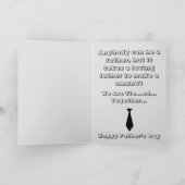 Mijn eerste Vaderdag stropdas..Vastgebonden Fotoca Kaart (Binnen)