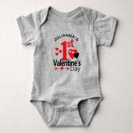 Mijn eerste Valentijn babykleding Romper