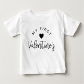 Mijn Eerste Valentijns Baby T-shirt (Voorkant)