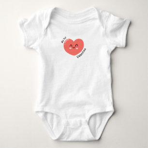 Mijn eerste Valentijnsdag 2026 Romper