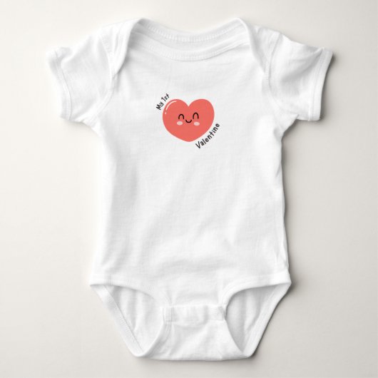 Mijn eerste Valentijnsdag 2026 Romper (Voorkant)