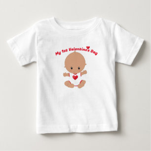 Mijn eerste Valentijnsdag Baby T-shirt
