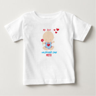 Mijn eerste Valentijnsdag Baby T-shirt