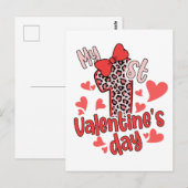 Mijn eerste Valentijnsdag Briefkaart (Voorkant / Achterkant)