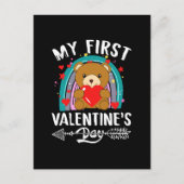 mijn eerste Valentijnsdag Briefkaart (Voorkant)