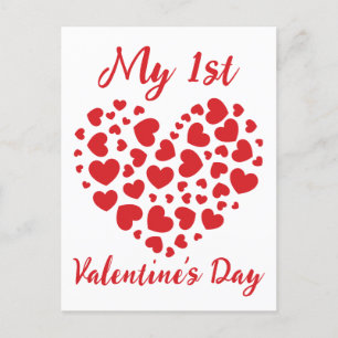 Mijn eerste Valentijnsdag Briefkaart