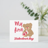 Mijn eerste Valentijnsdag Feestdagenkaart (Staand voorkant)