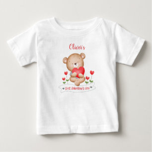 Mijn eerste Valentijnsdag Gepersonaliseerde baby j