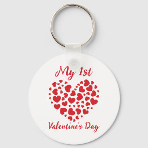 Mijn eerste Valentijnsdag Sleutelhanger