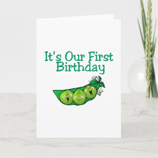 Mijn eerste verjaardag (2) kaart (Voorkant)