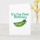 Mijn eerste verjaardag (2) kaart (Gele Bloem)