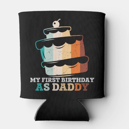 Mijn eerste verjaardag als papa blikjeskoeler (Achterkant)