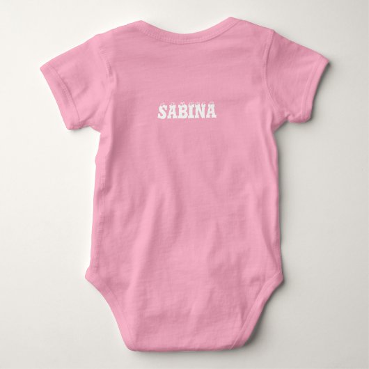 Mijn eerste verjaardag baby romper (Achterkant)