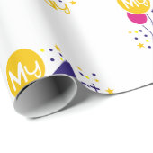 Mijn eerste verjaardag cadeaupapier (Rol Hoek)