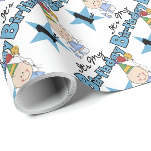 Mijn eerste verjaardag cadeaupapier (Rol Hoek)