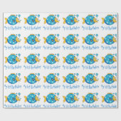 Mijn eerste verjaardag cadeaupapier (Vlak)