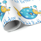 Mijn eerste verjaardag cadeaupapier (Rol Hoek)