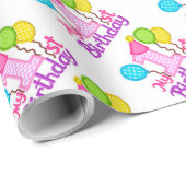 Mijn eerste verjaardag cadeaupapier (Rol Hoek)