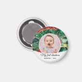 Mijn eerste verjaardag kerstmis magneet (Voorkant / Achterkant)