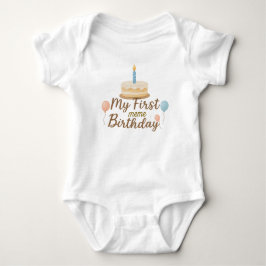 Mijn Eerste Verjaardag Op Maat Gemaakte Baby Bodys Romper