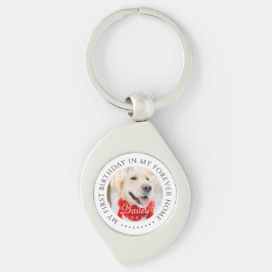 Mijn eerste verjaardag voor altijd Home Modern Pet Sleutelhanger