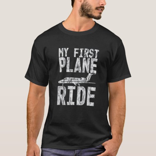 Mijn eerste vliegtuig Ride T-shirt (Voorkant)