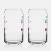 Mijn eerste vriend is mijn moeder blikvorm glas (Links)