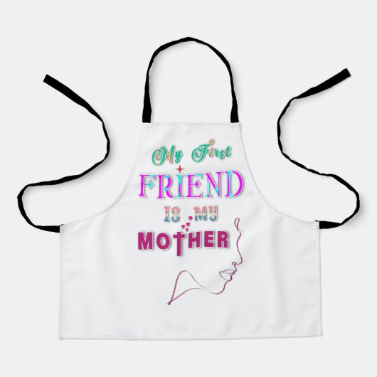 Mijn eerste vriend is mijn moeder schort (Voorkant)