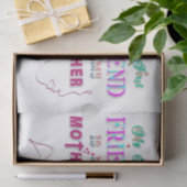 Mijn eerste vriend is mijn moeder tissuepapier (Geschenk)